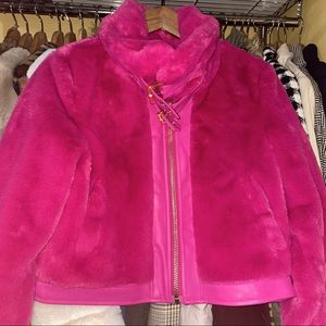 Faux fur jacket
